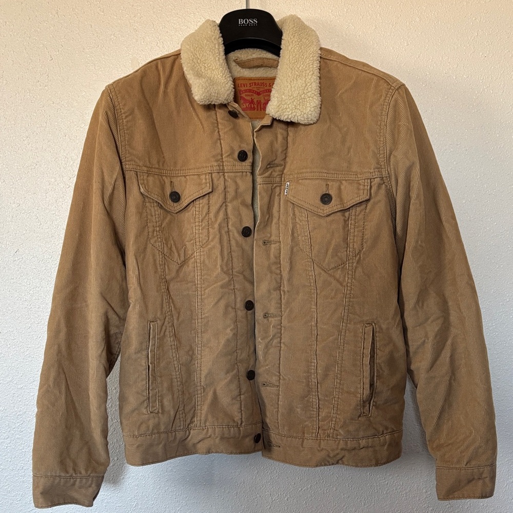 Levi's Brown Sherpa Collar Jacket